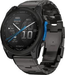 Смарт-годинник Garmin D2 Mach 2 51mm AMOLED Sapphire Carbon Gray DLC Titanium Case with Vented Titanium Bracelet (010-02905-30,010-02905-31)