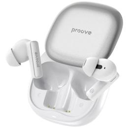 Бездротові навушники Proove NoLimit TWS with Hybrid ANC (APP) White Silver