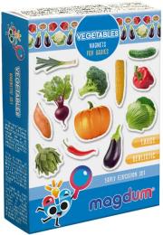 Розвиваюча іграшка для малюків Magdum ML4031-12 EN Магнітний набір Овочі (4820215152600)