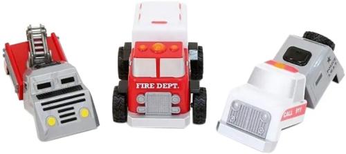 Конструктор Popular Playthings PPT-60402 машинка (поліція, швидка допомога, пожежна) (0755)