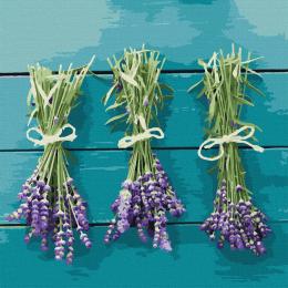 Картина за номерами Art Craft 40х40 см 13114-AC Лавандова тріо