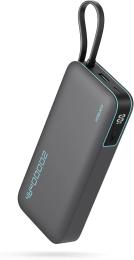 Зовнішній портативний акумулятор CUKTECH PB200N 20000mAh 45W Gray