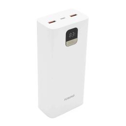 Зовнішній портативний акумулятор Foneng P55 30000mAh White