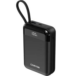 Зовнішній портативний акумулятор Canyon OnPower 204 20000mah Black (CNS-CPB204B)