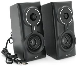 Акустична система Jedel S-570 USB + 3.5mm + Bluetooth, 2x3W, 30Hz-16KHz, з LED Black