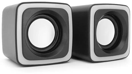 Акустична система Jedel S-575 USB + 3.5mm, 2x3W, 30Hz-16KHz, з LED Black