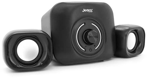 Акустична система Jedel S-560P USB + 3.5mm, 2x3W + 5W, 150Hz-20KHz, з LED Black