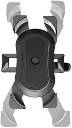 Велосипедний тримач СolorWay CW-BH10-BK Black для телефона