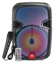 Акустика портативна XO F51 Colored Jade Outdoor RGB Bluetooth Black