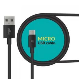 Дата-кабель Piko 1283126494918 1.2m USB(тато) - microUSB(тато) Black