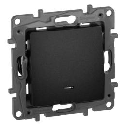 Перемикач Legrand Etika Anthracite з підсвіткою