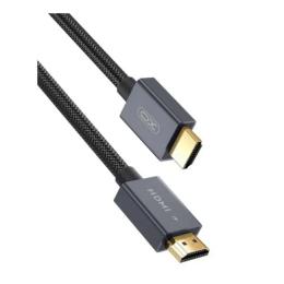 Відео-кабель XO GB001 HDMI(тато)HDMI(тато), 3m Black 8K 5Gbps
