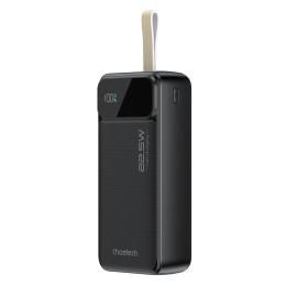Зовнішній портативний акумулятор Choetech B730 30000mAh Black PD 22.5W (B730-BK)