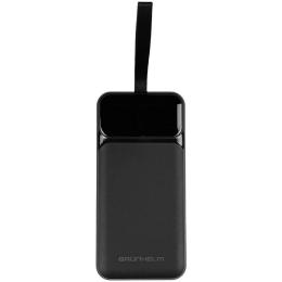 Зовнішній портативний акумулятор Grunhelm GP-30BQC 30000mAh Black 22.5W