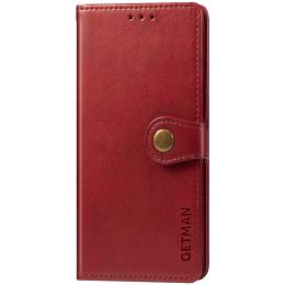 Чохол-книжка GETMAN Gallant (PU) для Xiaomi Redmi Note 10 Red