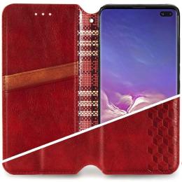 Чохол-книжка GETMAN Cubic (PU) для Xiaomi Redmi Note 10 Red