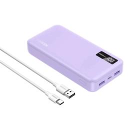 Зовнішній портативний акумулятор Ugreen PB312 20000mAh Purple (65590)