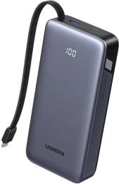 Зовнішній портативний акумулятор Ugreen PB536 20000mAh Gray 45W (55988B)