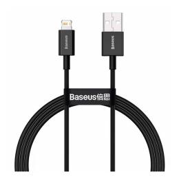 Дата-кабель Baseus CALYS-A01 1m USB(тато) - Lightning(тато) Black