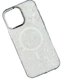 Чохол-накладка Infinity Luxury Crystal Case with Magnetic iPhone 14 Pro White