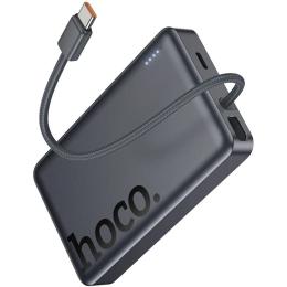 Зовнішній портативний акумулятор Hoco Q44 Origen Dual PD20W Magnetic 10000 mAh Metal Gray з кабелем Type-C (714983)