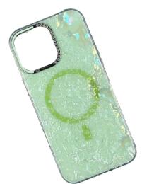 Чохол-накладка Infinity Luxury Crystal Case with Magnetic iPhone 15 Pro Avocado