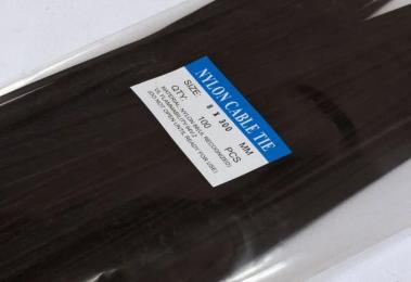 Стяжка CMS INCT30080 Black 300 х8.0 мм, (100 шт)