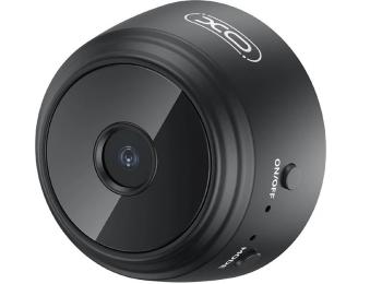 Камера відеонагляду XO CR12 mini Wireless WiFi Camera 0.3 Megapixel (480P w/stand) Black