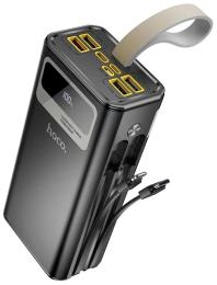 Зовнішній портативний акумулятор Hoco DB58 Plentiful 30 000mAh Black 22.5W
