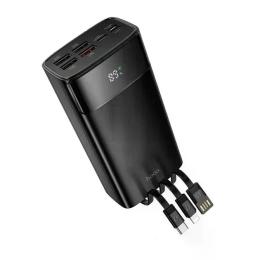 Зовнішній портативний акумулятор Hoco DB89B Element 30 000mAh Black 22.5W