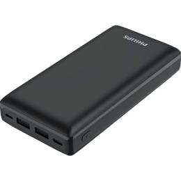 Зовнішній портативний акумулятор Philips DLP7721C 20000mAh Black 20W