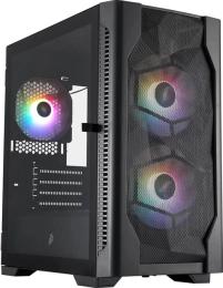 Корпус для ПК 1STPLAYER D4-M-BK-2F1P-1F1 Black