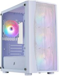 Корпус для ПК 1STPLAYER X3-M-WH-4F1-W White без БЖ