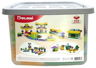 Конструктор Doloni 013999/01 в пластиковому боксі, 335 деталей