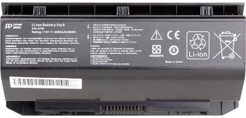 Акумулятор до ноутбука PowerPlant NB431205 ASUS G750 Series A42-G750 15 V 4400 mAh