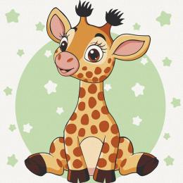Картина за номерами Art Craft 30х30 см 15540-AC Маленький жирафик
