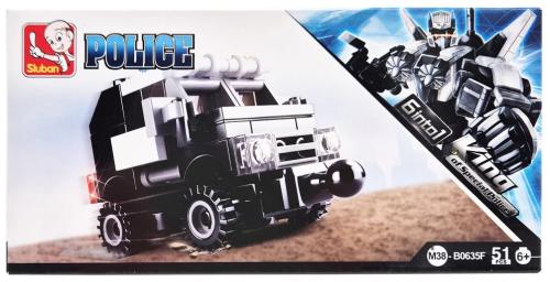 Конструктор Sluban Поліцейська серія Police SLUBAN M38-B0635-6