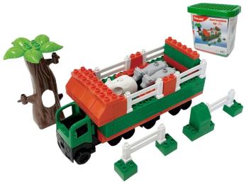 Конструктор Doloni Вантажівка 013888/10 в пластиковому боксі, 95 деталей