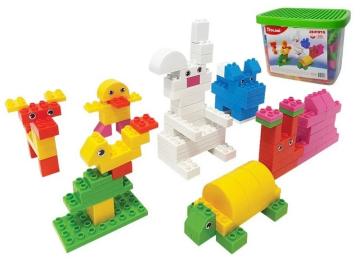 Конструктор Doloni Звірята 013888/05 в пластиковому боксі, 266 деталей