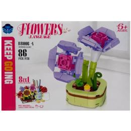 Конструктор Bambi Morning glory BB006-4, 86 деталей