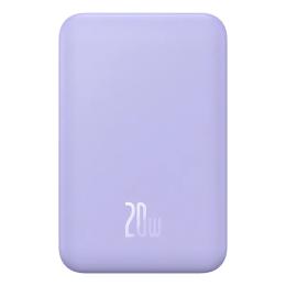 Зовнішній портативний акумулятор Baseus Magnetic Mini Wireless Fast Charge 5000 mAh Purple 20W (P10022107513-00)
