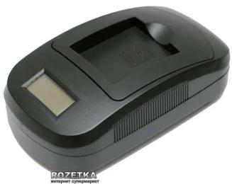 Зарядний пристрій до фотоапарата Extradigital Canon BP-808, BP-809, BP-827 LCD (DV0LCD2226) для акумуляторів