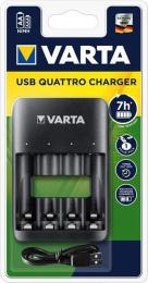 Зарядний пристрій для акумуляторів AA, AAA Varta Value USB Quattro Charger pro 4x AA/AAA (57652101401)