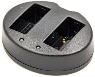 Зарядний пристрій до фотоапарата PowerPlant Sony DMW-BLF19E BM015-BLF19E (CH980246) для двох акумуляторів