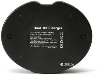 Зарядний пристрій до фотоапарата PowerPlant Dual Sony NP-FW50 (DV00DV3292) для двох акумуляторів