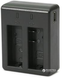 Зарядний пристрій до фотоапарата PowerPlant Dual SJcam SJ4000 (DV00DV3408) для двох акумуляторів