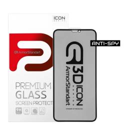 Захисне скло ArmorStandart Icon 3D Anti-spy для Apple iPhone 12 mini Black