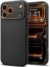 Чохол-накладка Spigen Liquid Air для iPhone 17 Pro Matte Black (ACS10331)