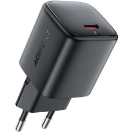 Адаптер живлення для телефона Acefast A119 Fast Charger Black 1xUSB-C 45W Gan (6974316285007)