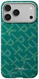 Чохол-накладка Pitaka Ultra-Slim Case with PitaTap PTK Leaping for iPhone 17 Pro Gold Green (KI1701PTK)